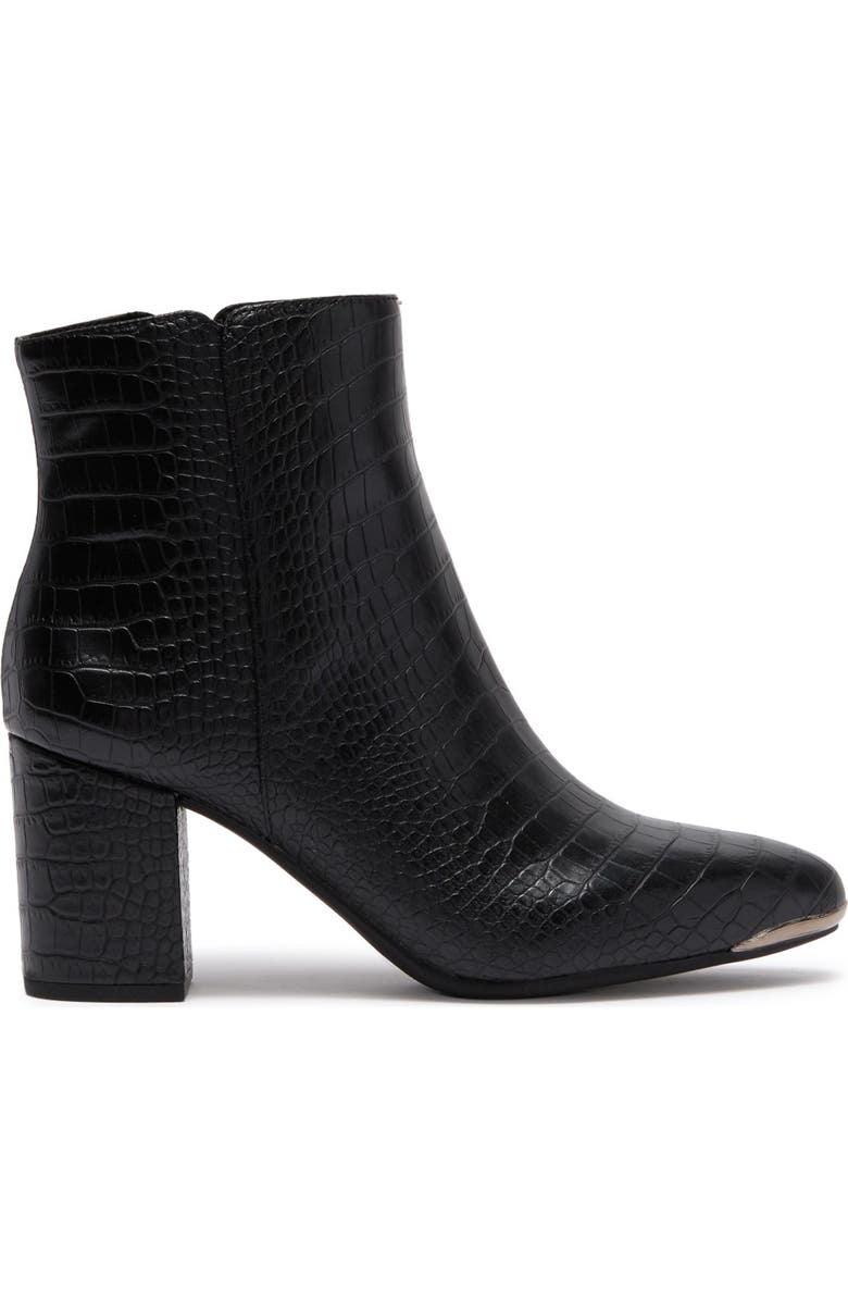 Franco Sarto Bianco Croc Embossed Boot, Alternate, color,