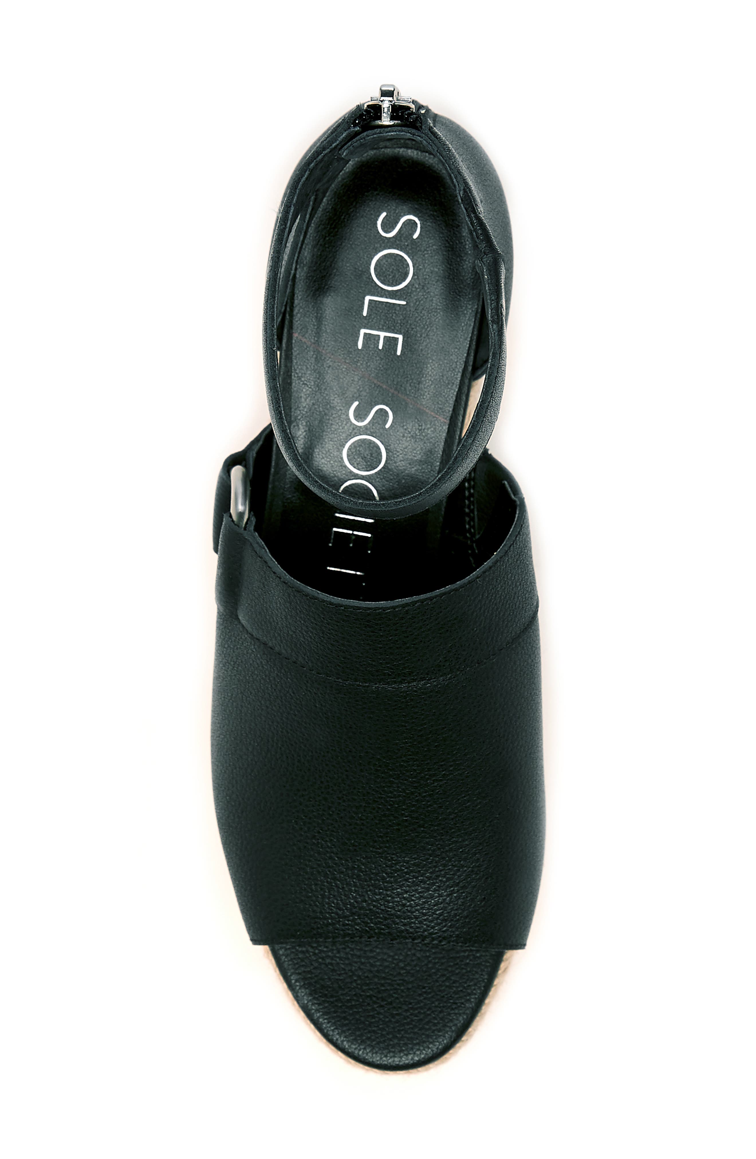 Sole Society Caillen Espadrille Wedge Sandal, Alternate, color, 