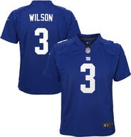 Nike Youth Nike Russell Wilson Royal New York Giants Game Jersey