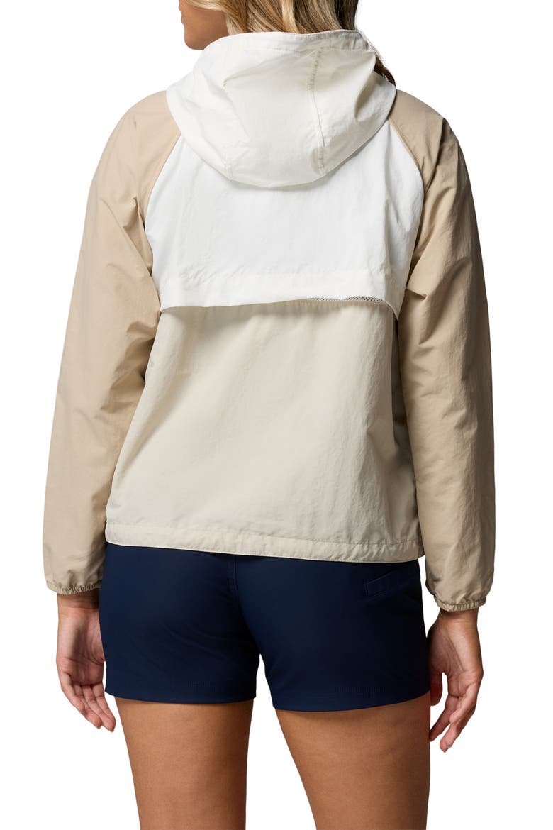 Spire Valley Water Repellent Windbreaker, Alternate, color, DARK STONE/ SEA SALT/ FOSSIL