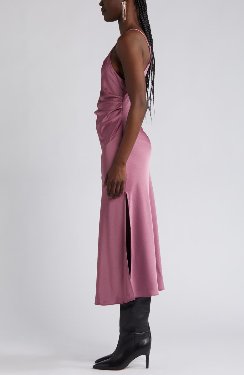 Open Edit Bias Cut Satin Slipdress, Alternate, color, Purple Syrup