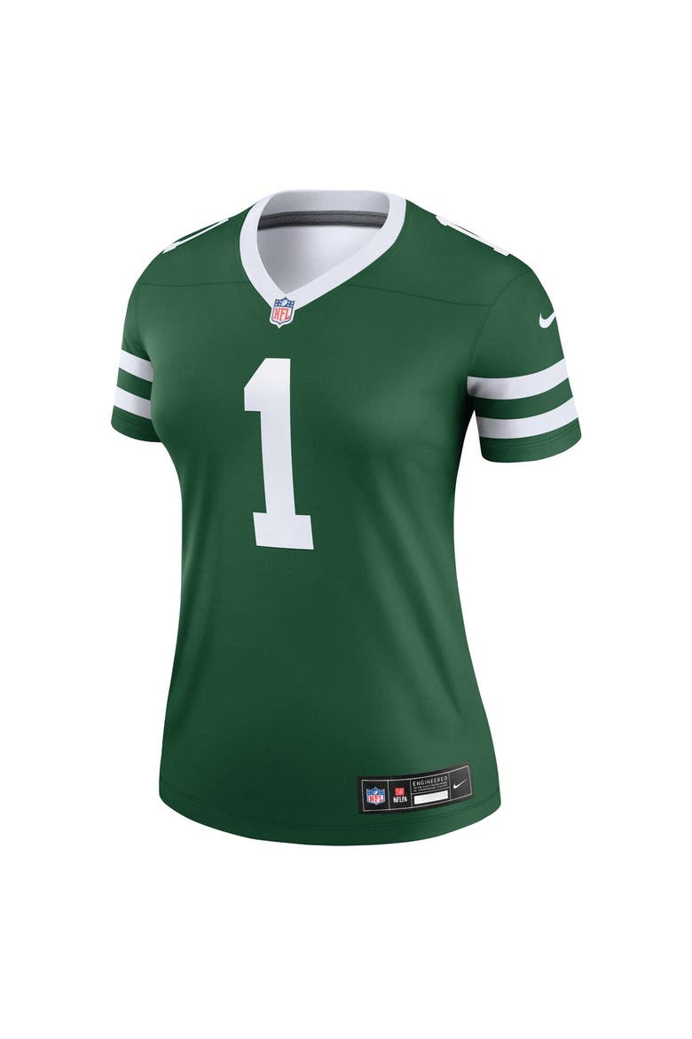 Women's Nike Ahmad Sauce Gardner Legacy Green New York Jets Legend Player Performance Top, Alternate, color, Green