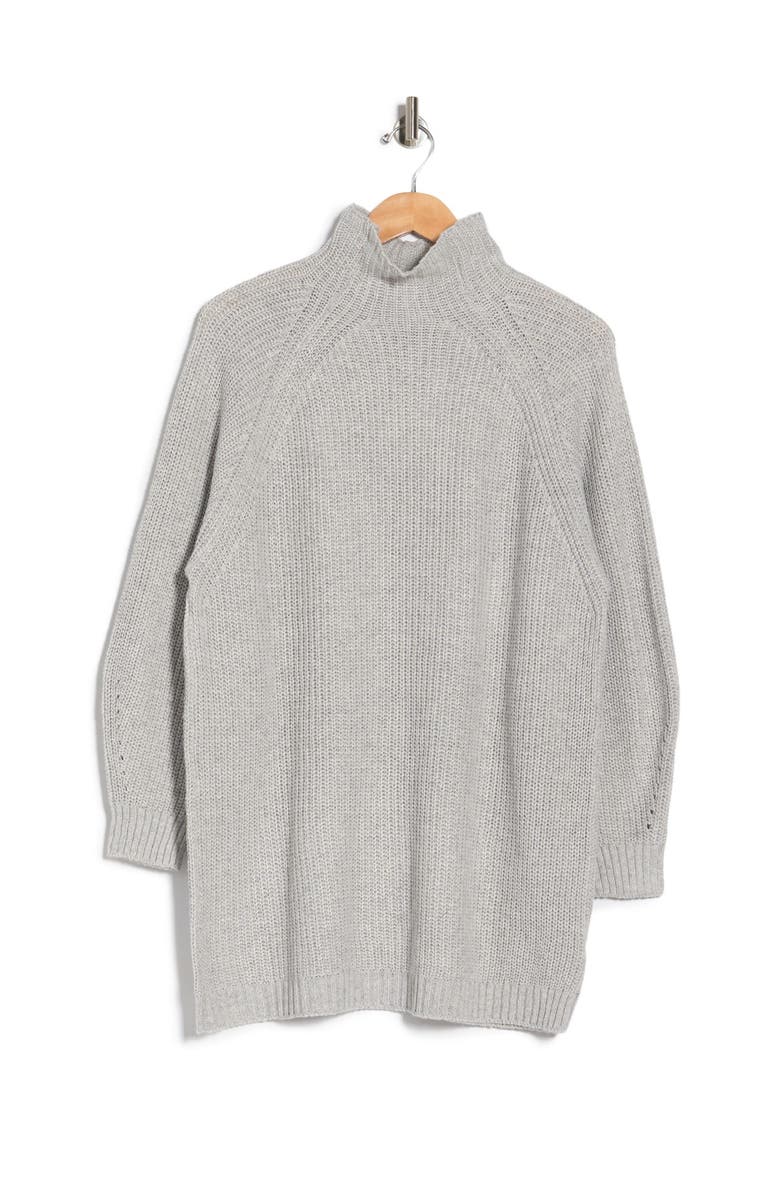 BB Dakota by Steve Madden Cowl Neck Chunky Knit Sweater Dress, Alternate, color, 