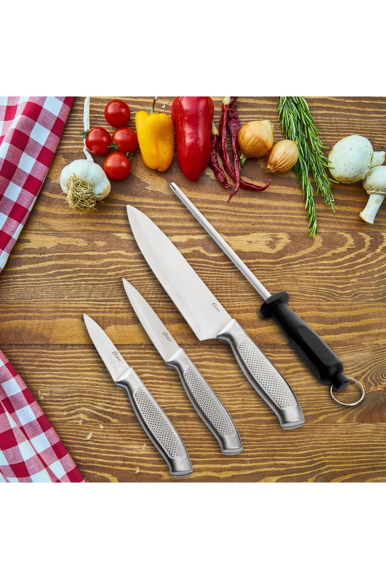 Edgefield Stainless Steel 4 Piece Cutlery Set, Alternate, color, Silver