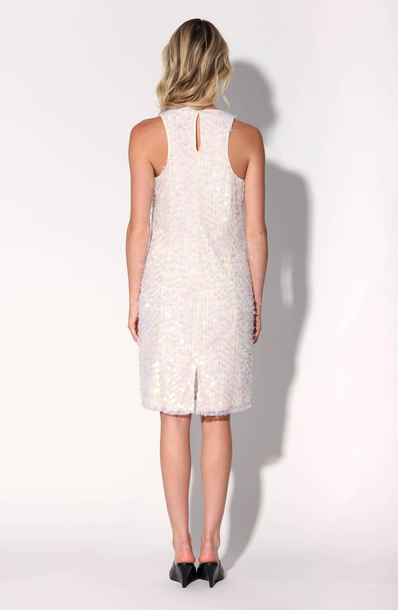 Walter Baker Noella Opalescent Beaded Dress, Alternate, color, Opalescent Beading