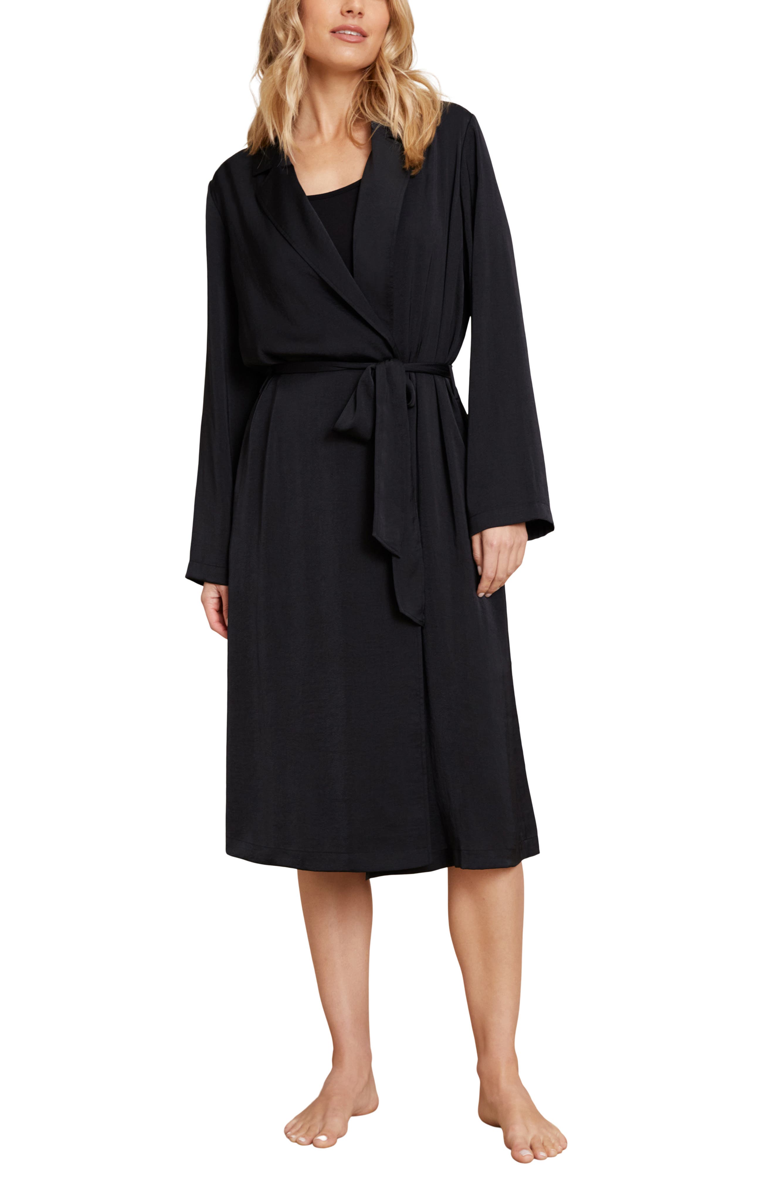 Barefoot Dreams® Tie Waist Satin Robe | Nordstromrack