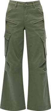 Bayeas Fann High Waist Wide Leg Cargo Jeans