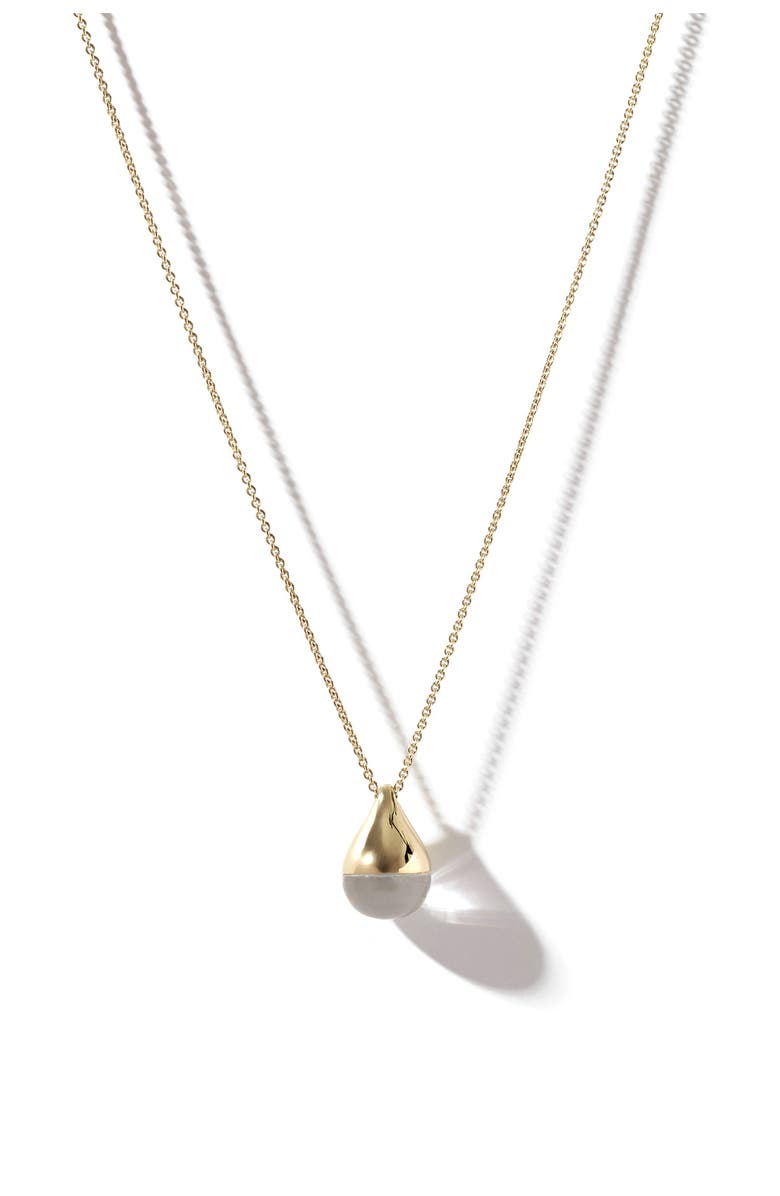 Otiumberg 14kt Gold Vermeil Stilla Quartz Necklace, Main, color, Yellow Toned Gold