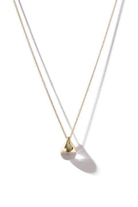 14kt Gold Vermeil Stilla Quartz Necklace