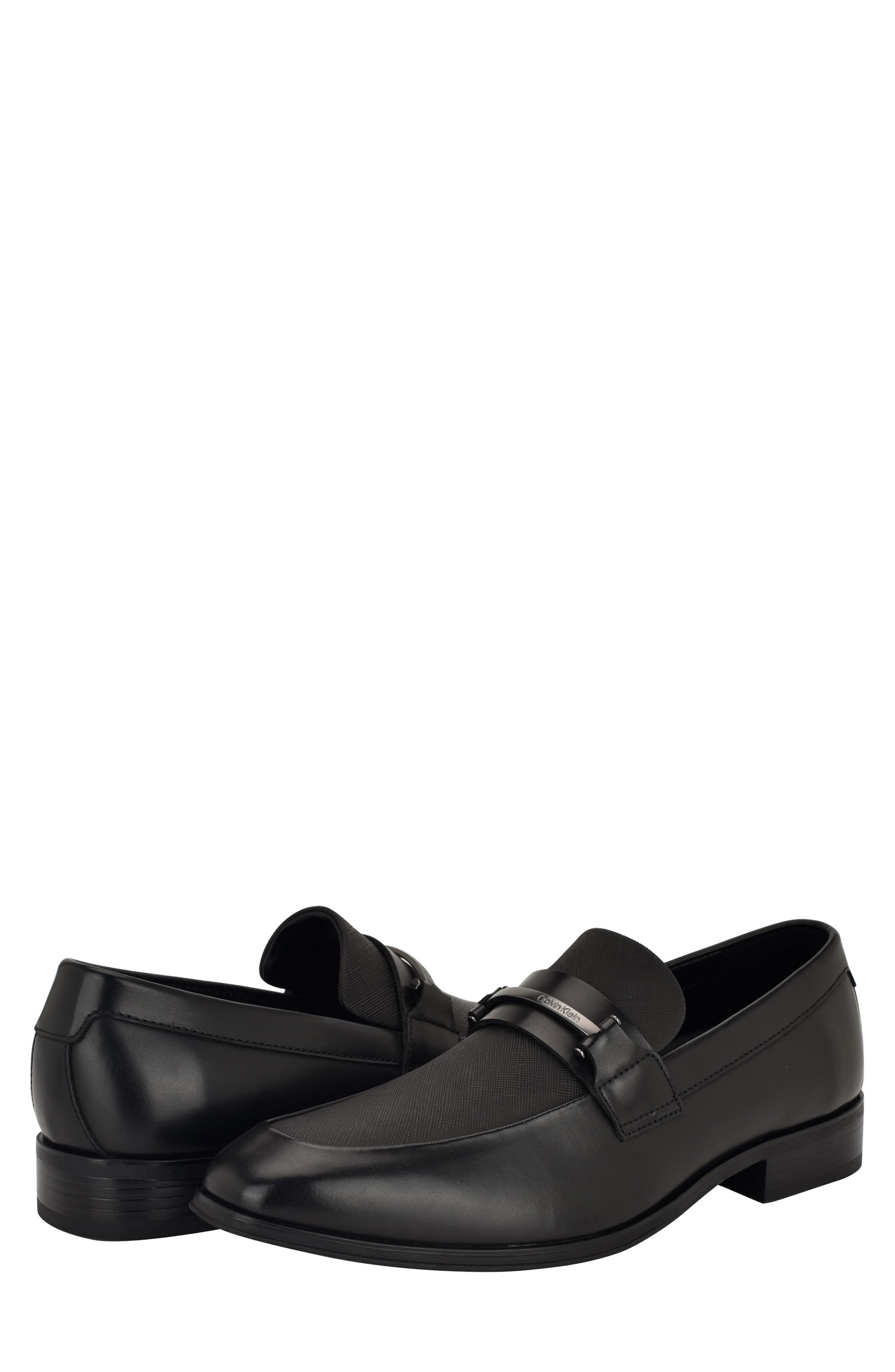 Calvin Klein Dael Bit Loafer, Alternate, color, Black