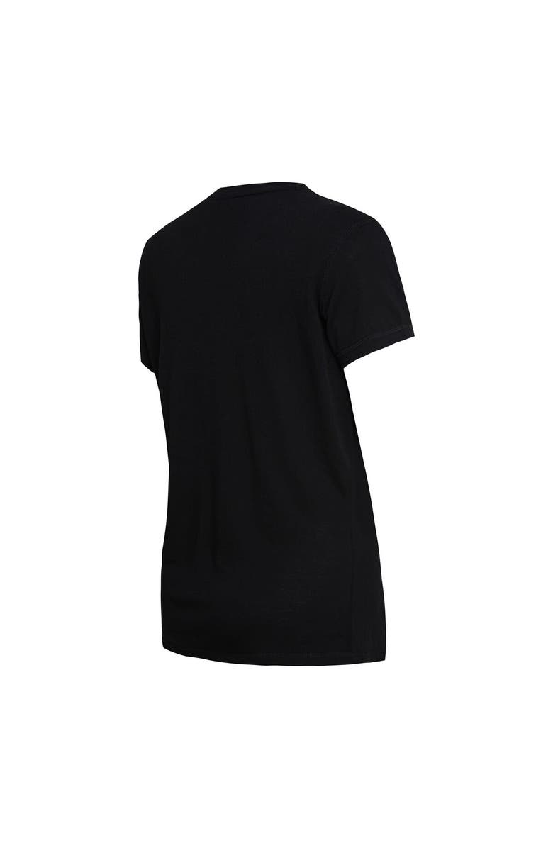 CONCEPTS SPORT Women's Concepts Sport Black/Orange Oklahoma State Cowboys Arctic T-Shirt & Flannel Pants Sleep Set, Alternate, color, 