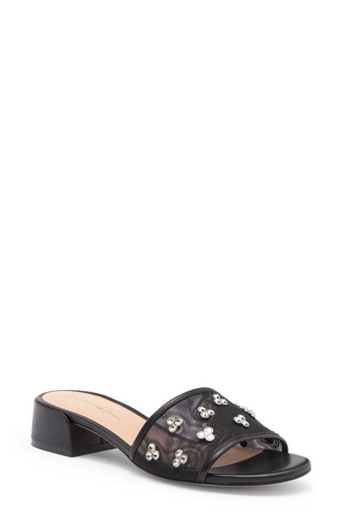 Tammy Crystal Slide Sandal (Women)