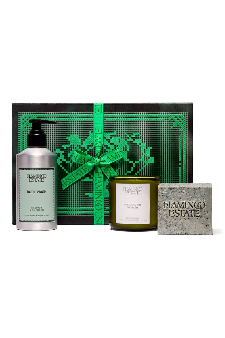 Douglas Fir & Peppermint Morning Set, Main, color, GREEN