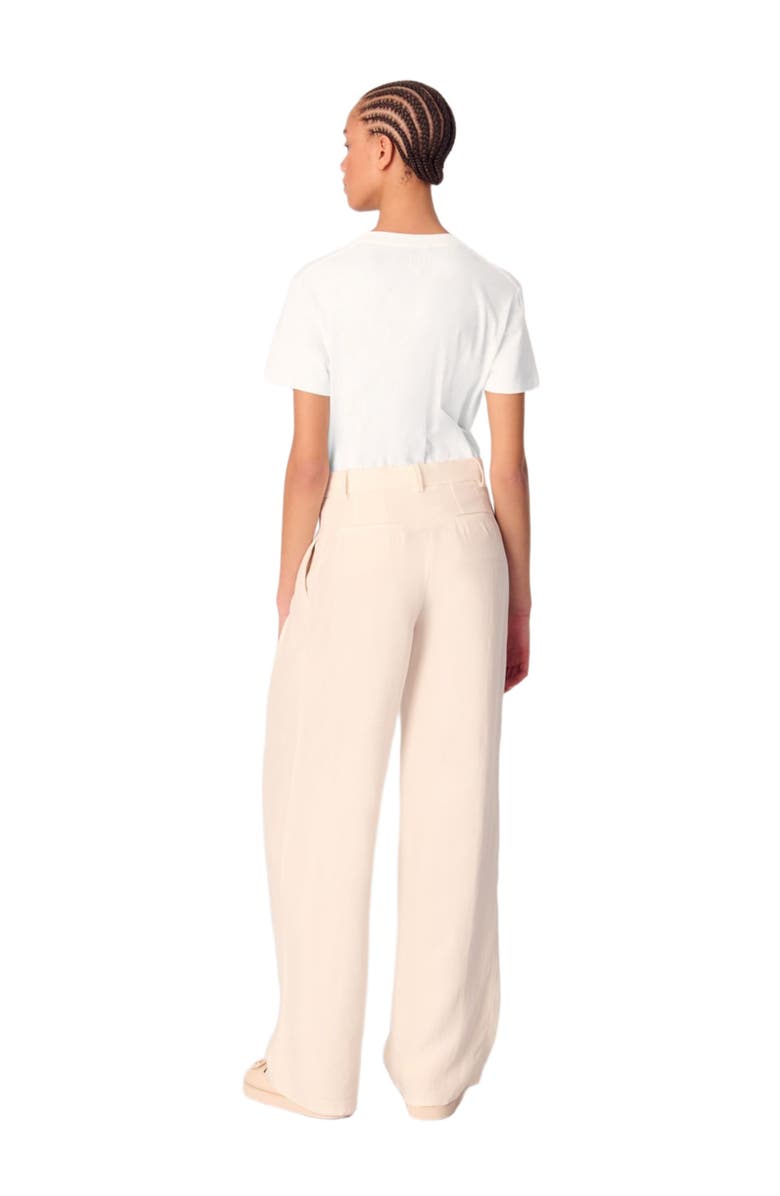 maje Cotton T-shirt, Alternate, color, 