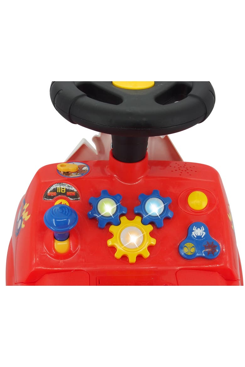 Kiddieland Lights N' Sounds Spidey Adventure Rideon, Alternate, color, Multicolored
