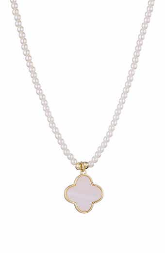 Faux Pearl Necklace
