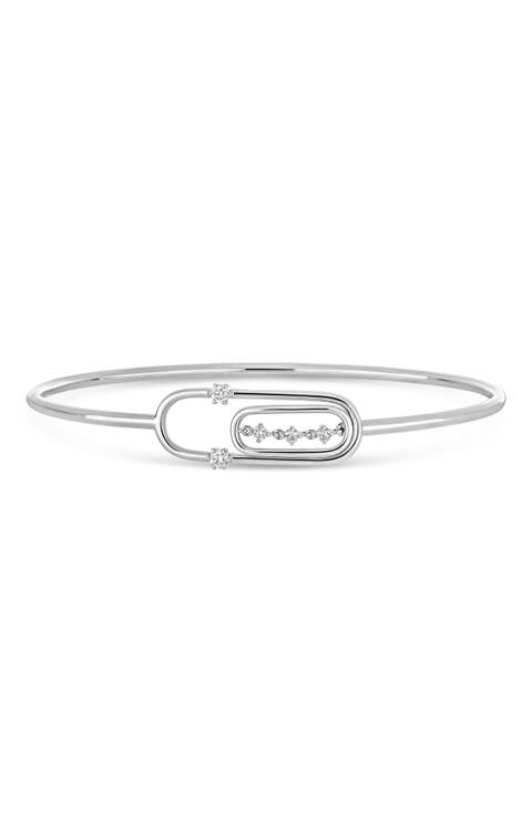 18K Gold Liora Diamond Bangle Bracelet