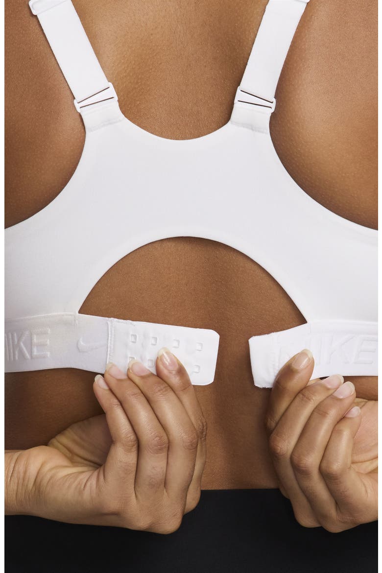 Indy Dri-FIT High Support Sports Bra, Alternate, color, 100 WHITE/WHITE