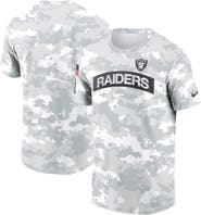 Nike Men's Nike Arctic Camo Las Vegas Raiders 2024 Salute To Service Performance T-Shirt