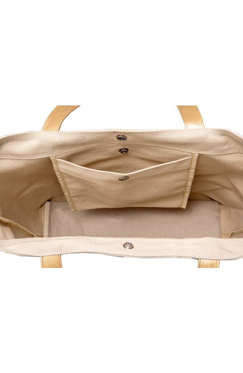 Cathy's Concepts Monogram Canvas Tote, Alternate, color,