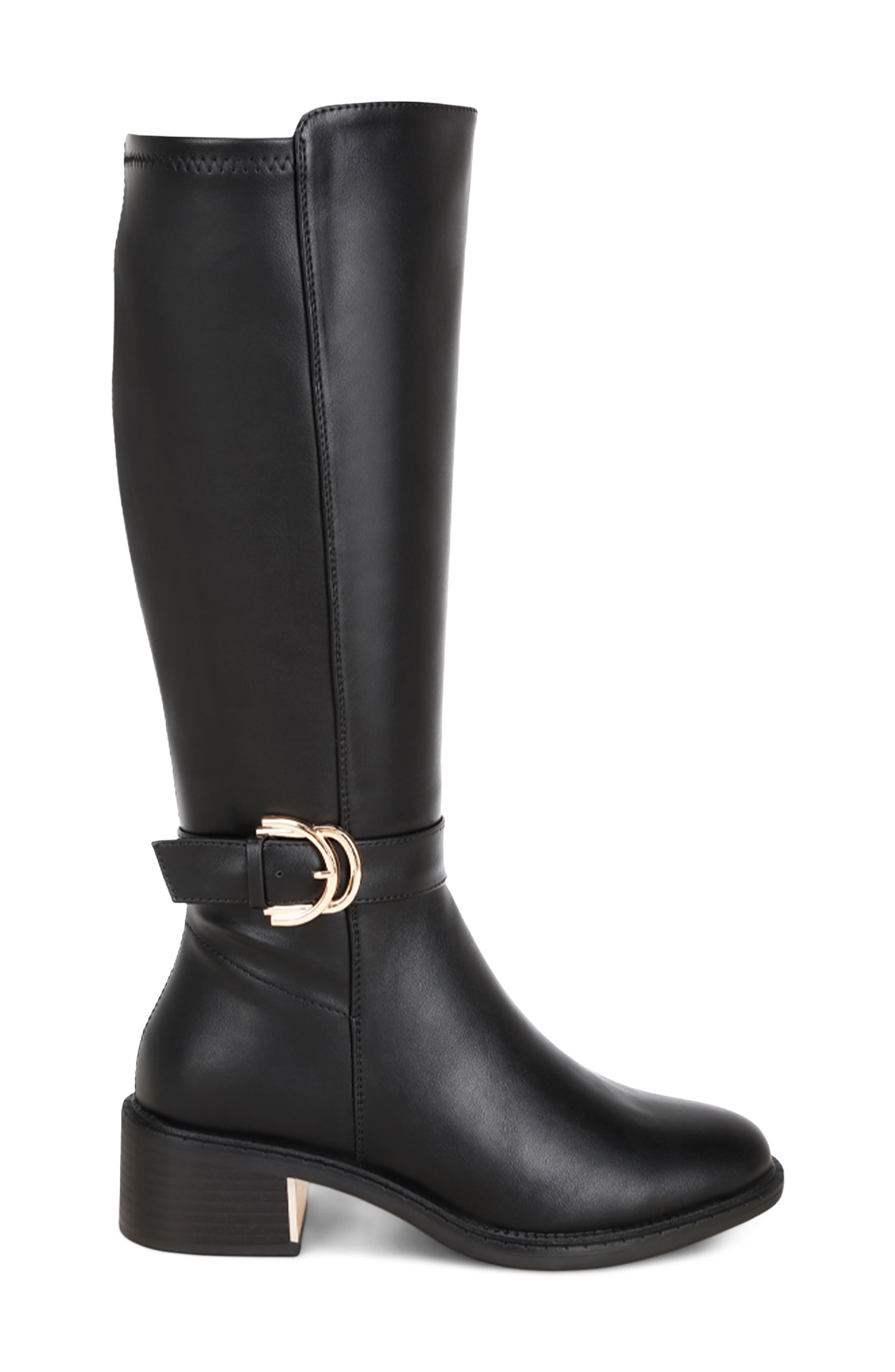 Toluca Knee High Boot, Alternate, color, BLACK SMOOTH
