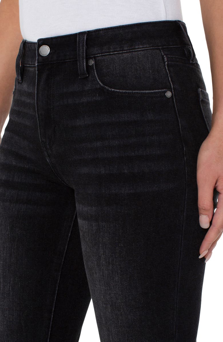 Liverpool Los Angeles Marley High Waist Raw Cuff Girlfriend Jeans, Alternate, color,