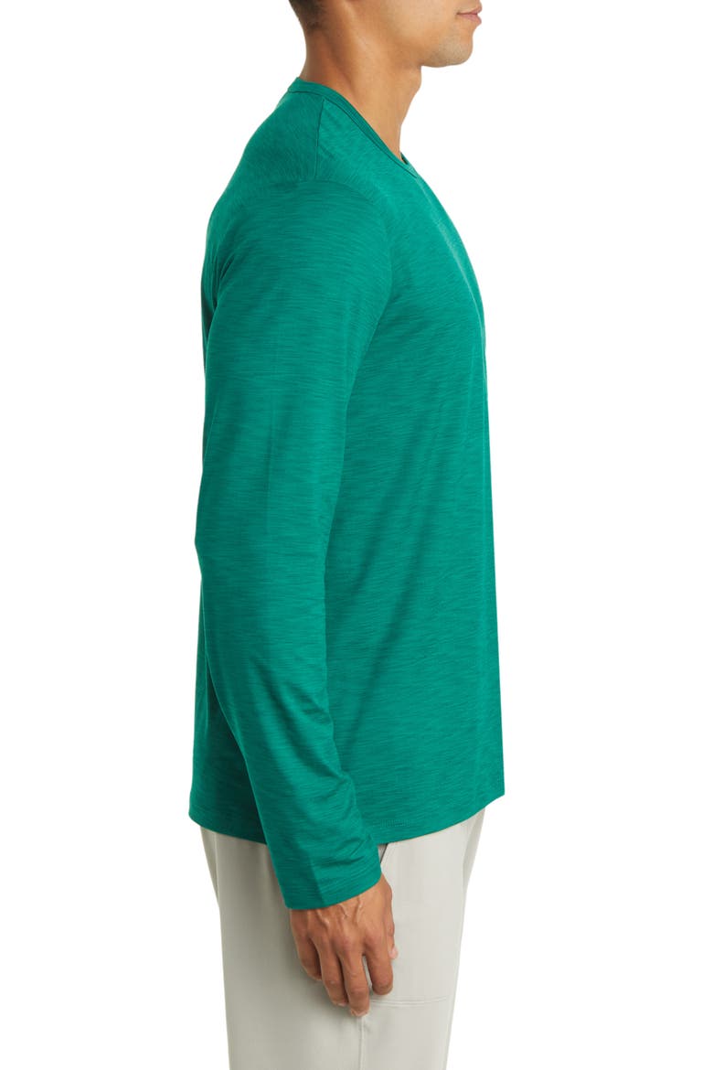 Perform Train Long Sleeve T-Shirt, Alternate, color, GREEN AVENTURINE