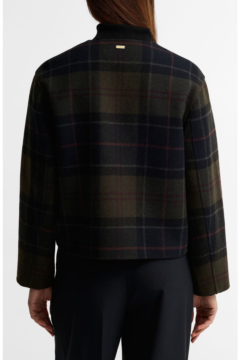 Marlow Tartan Wool Blend Overshirt, Alternate, color, SHADOW CLASSIC TARTAN