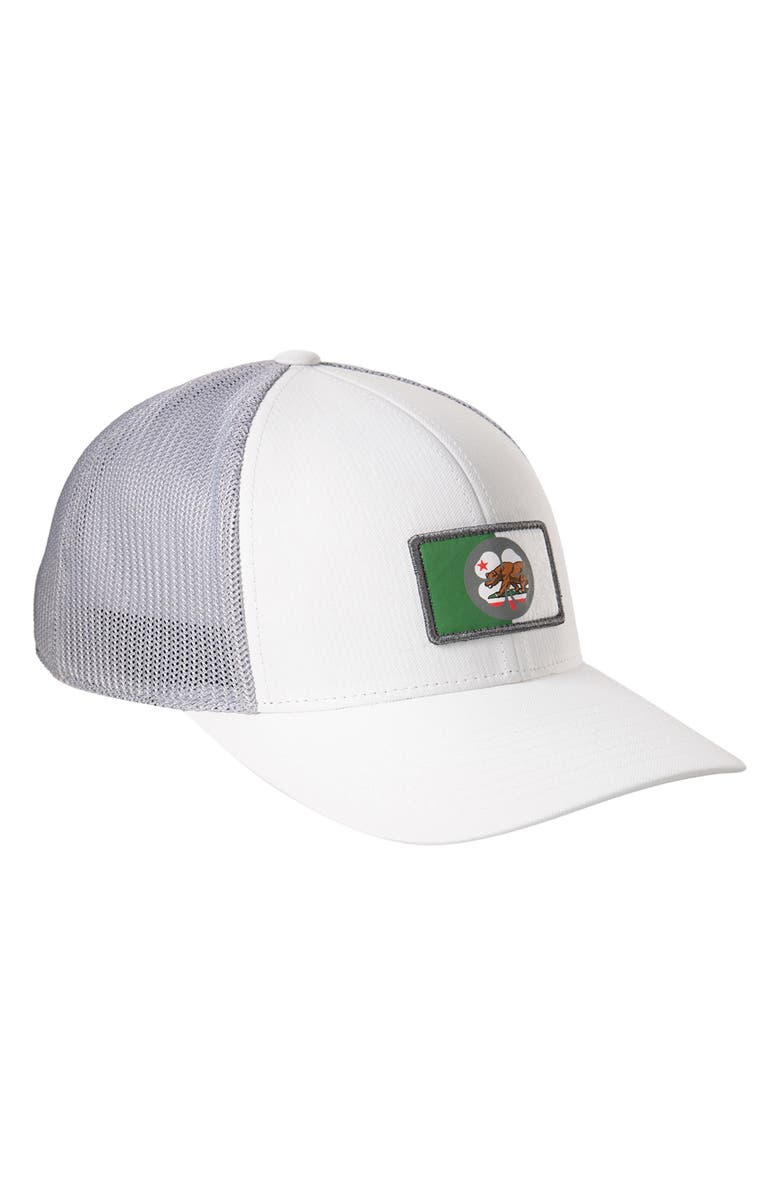 Black Clover California Shield Clover Patch Snapback Hat, Alternate, color,