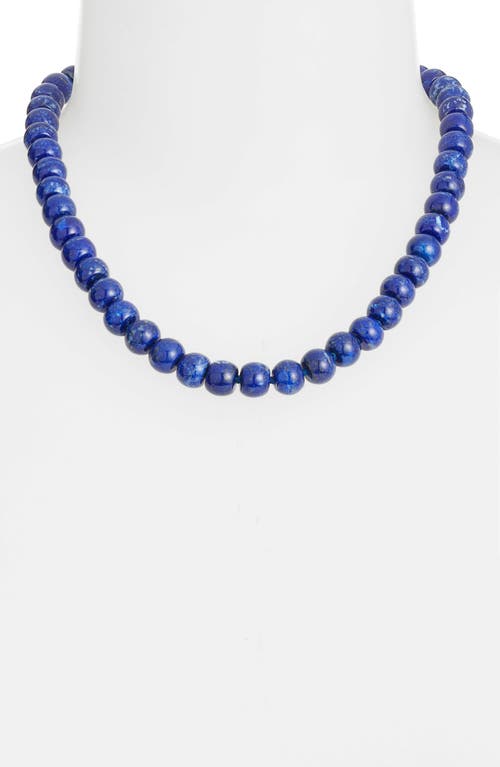 Nest Jewelry Turquoise Beaded Necklace In Blue