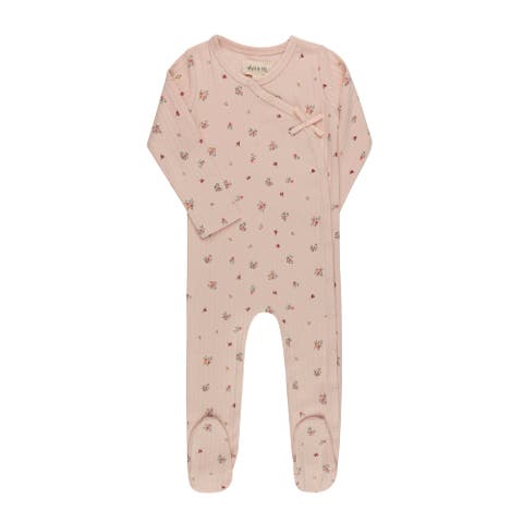 Printed Floral Star Collection - Footie