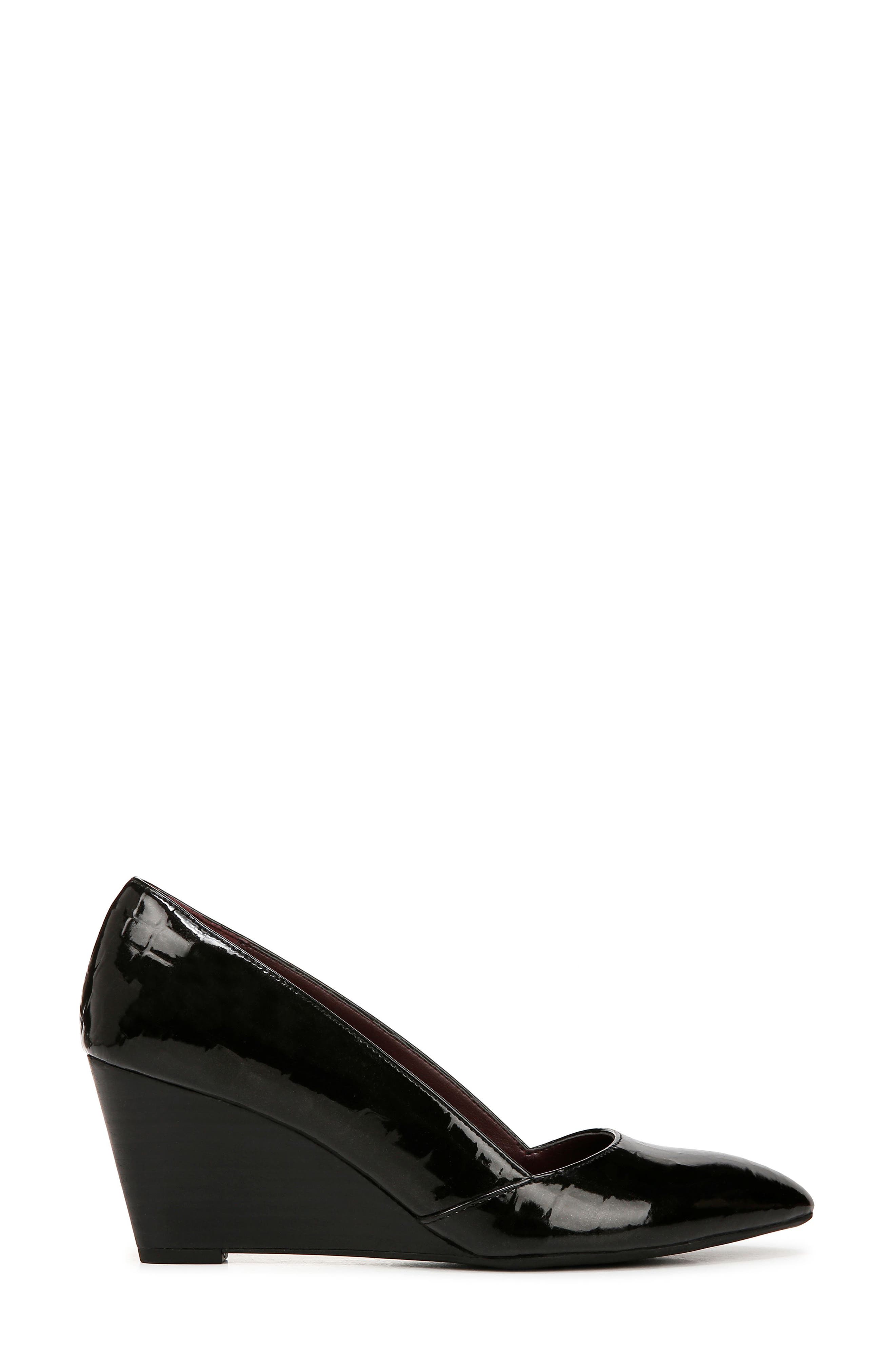 Franco Sarto Frankie Pointed Toe Wedge Pump, Alternate, color, Black