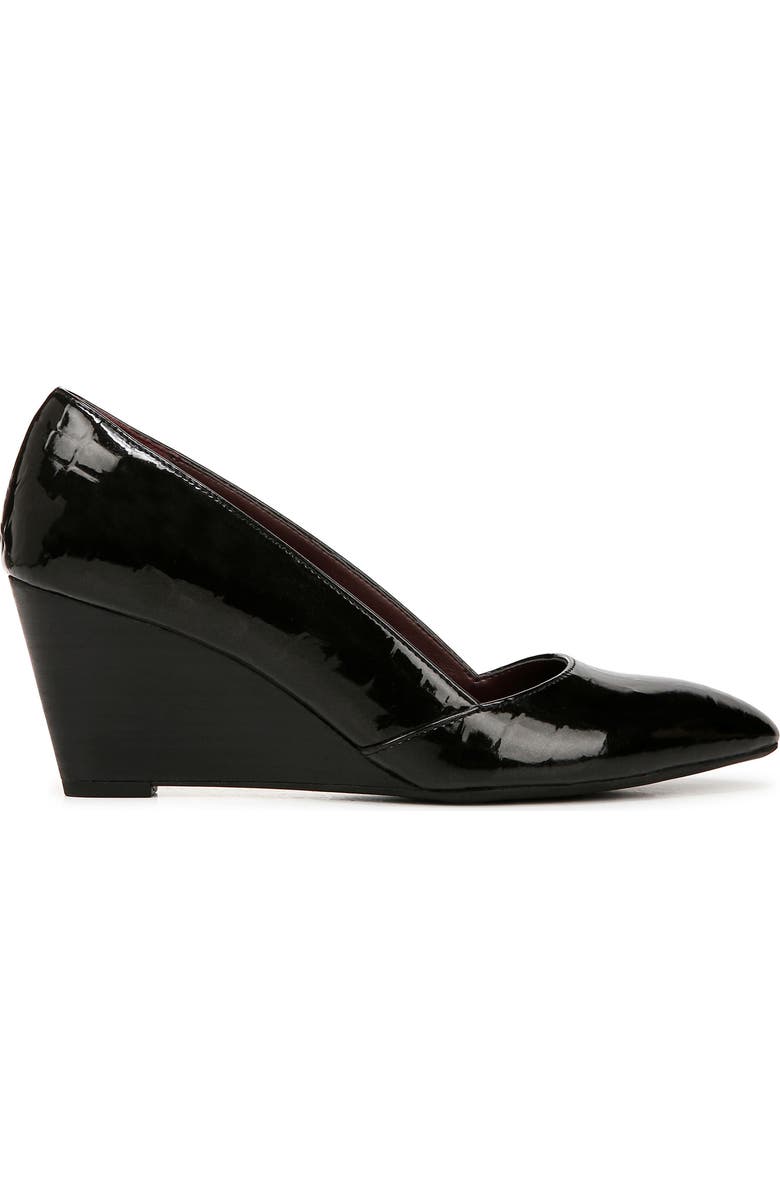 Franco Sarto Frankie Pointed Toe Wedge Pump, Alternate, color, Black
