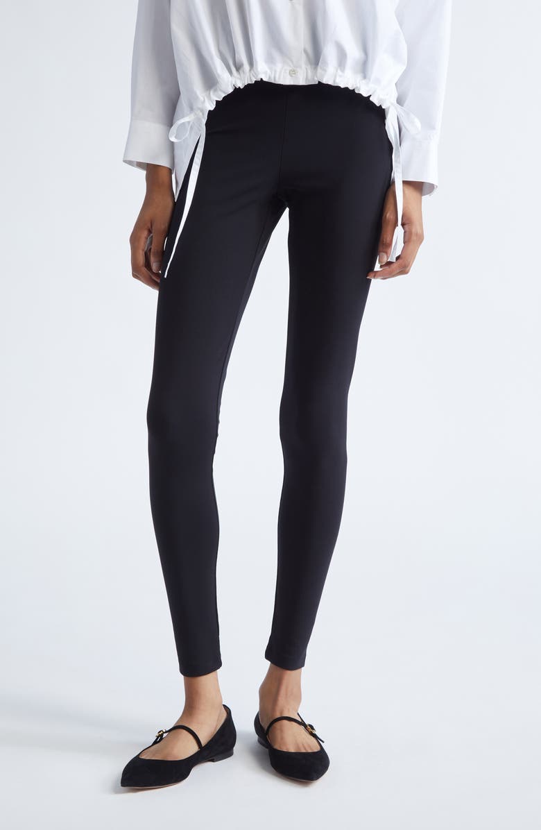 Emporio Armani Slim Fit Pants, Main, color, Solid Black