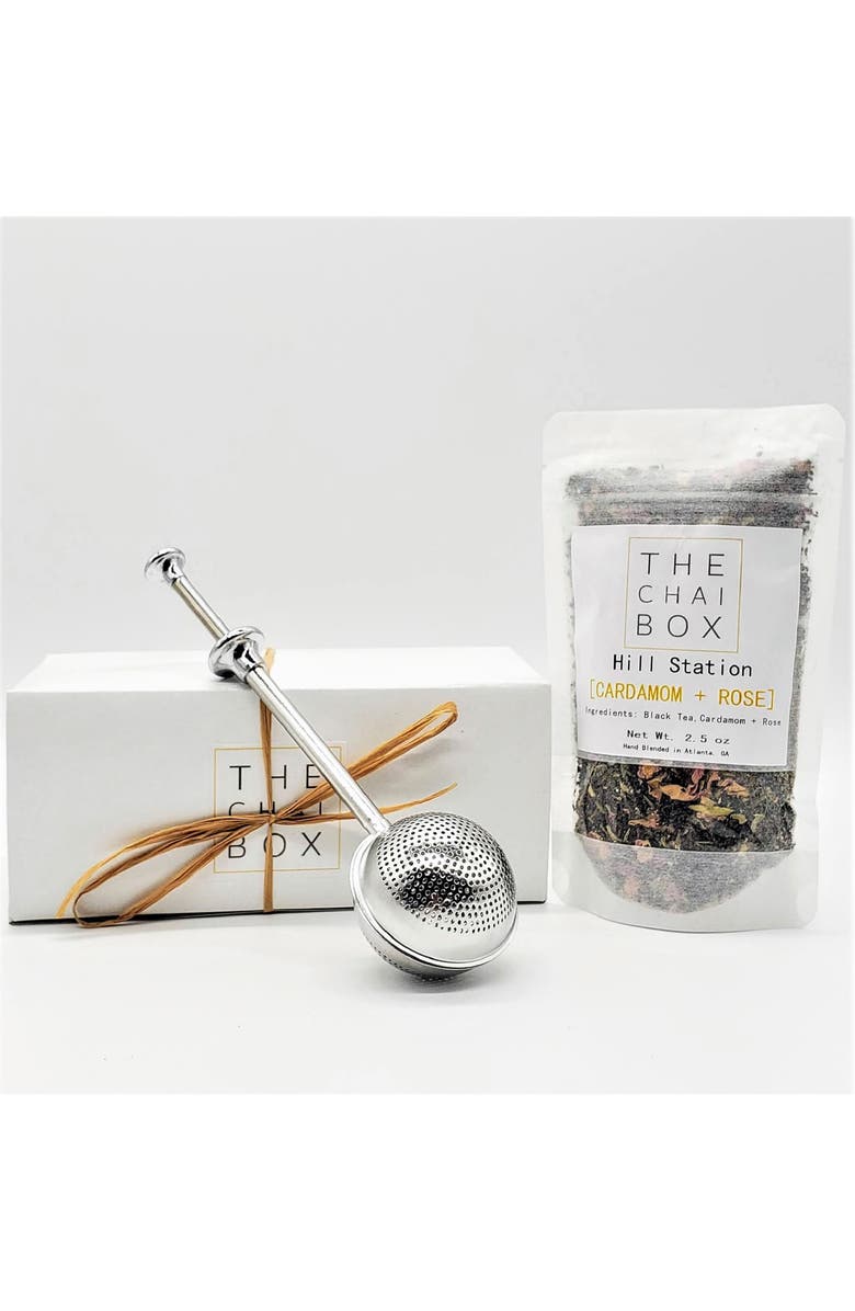 The Chai Box Hill Station Tea & Steeper Gift Set, Main, color,
