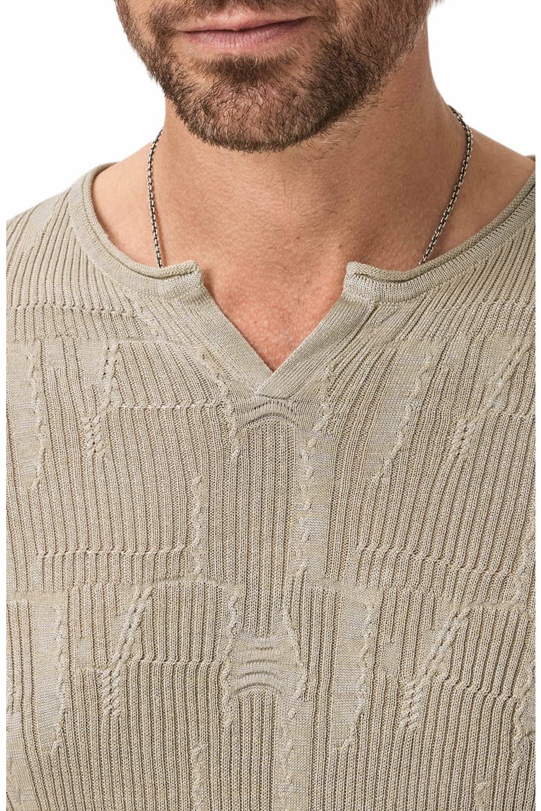 Vinny Broken Pattern Henley, Alternate, color, SPRUCE