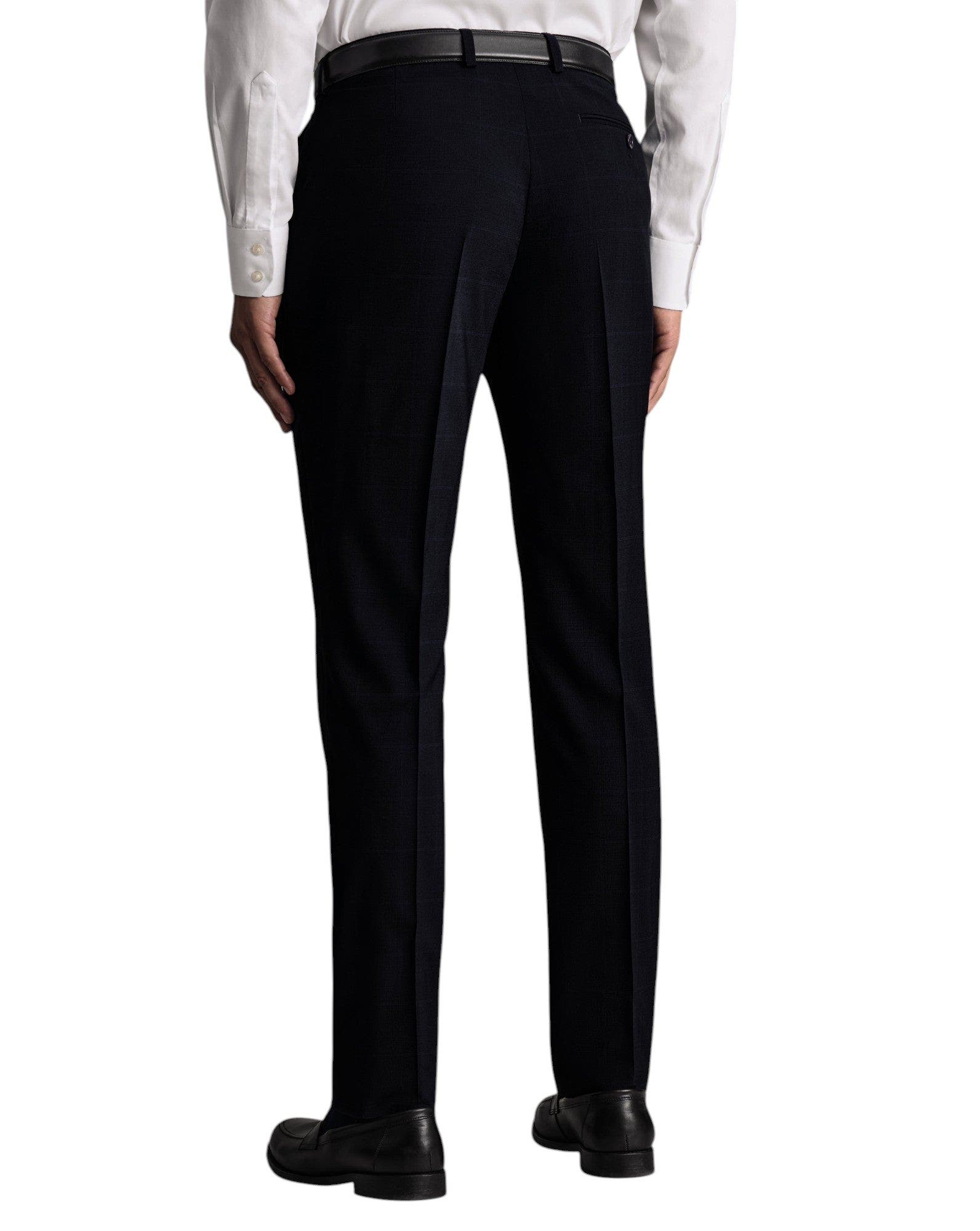 Windowpane Slim Fit Pants - image 2