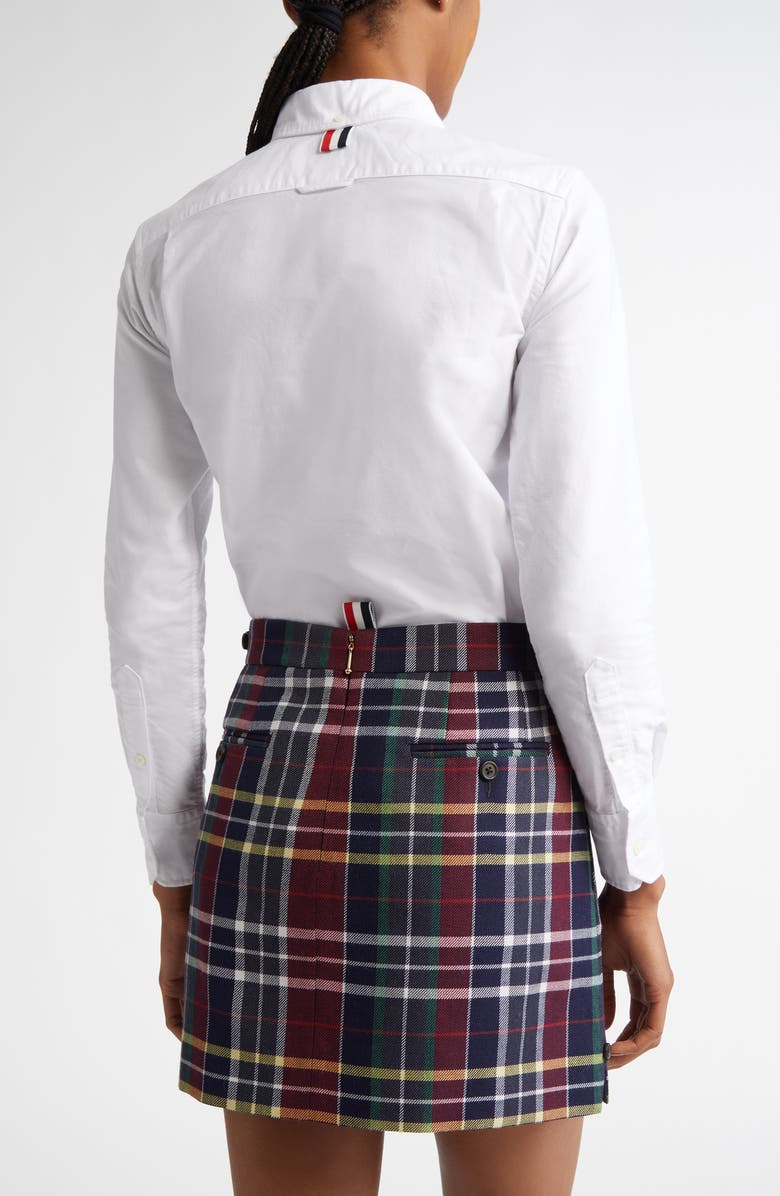 Thom Browne Men's Classic Fit Cotton Button-Down Shirt, Alternate, color, White