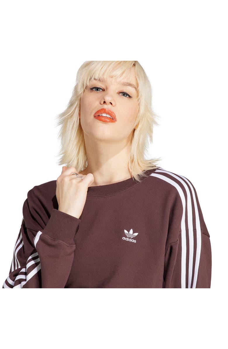 adidas Originals Adicolor Classics 3-Stripes Cotton French Terry Sweatshirt, Alternate, color,