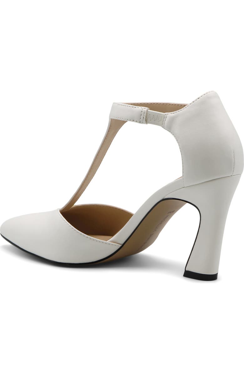 Adrienne Vittadini Narvis T-Strap Pump, Alternate, color, White