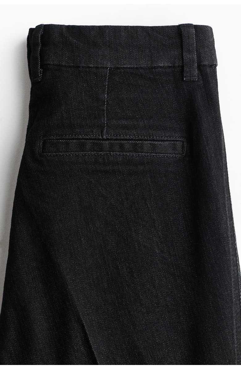 H&M Flared High Jeans, Alternate, color, Denim Black