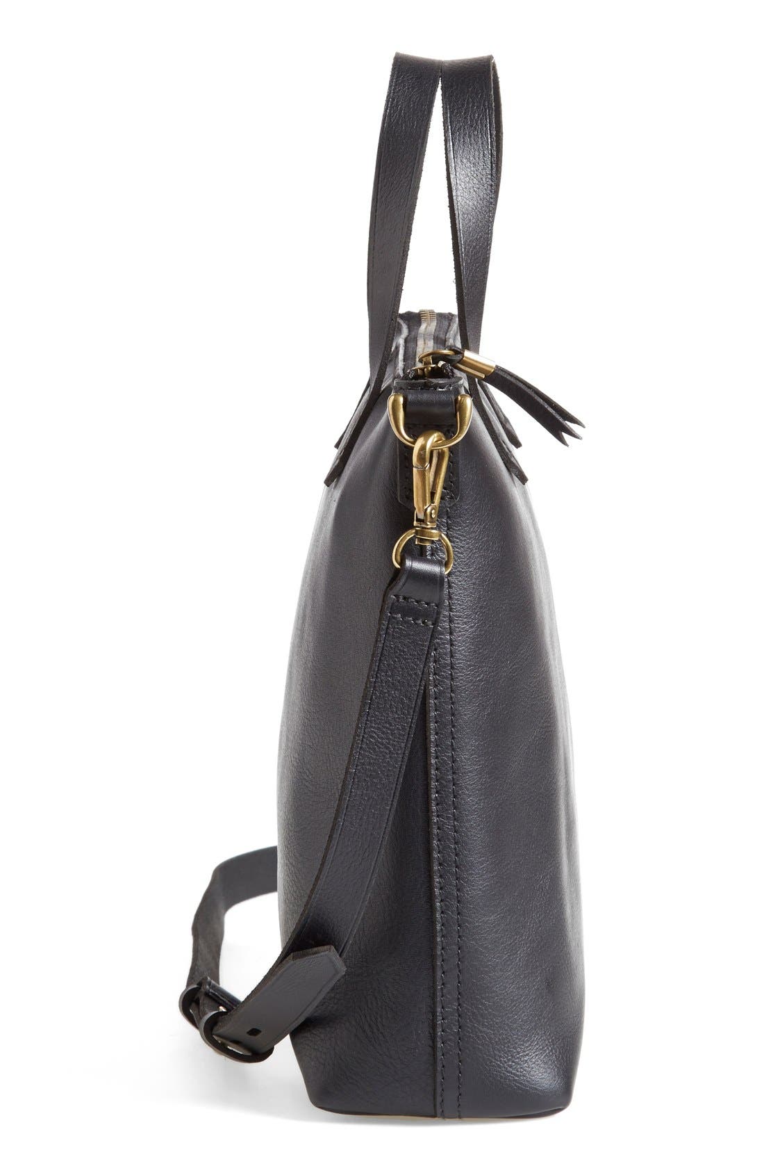 Madewell The Transport Leather Crossbody Bag, Alternate, color, 