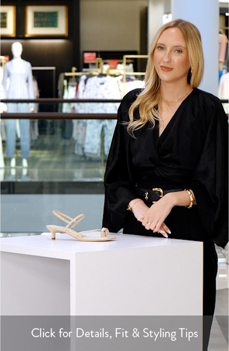 Polli Kitten Heel Sandal, sales video thumbnail