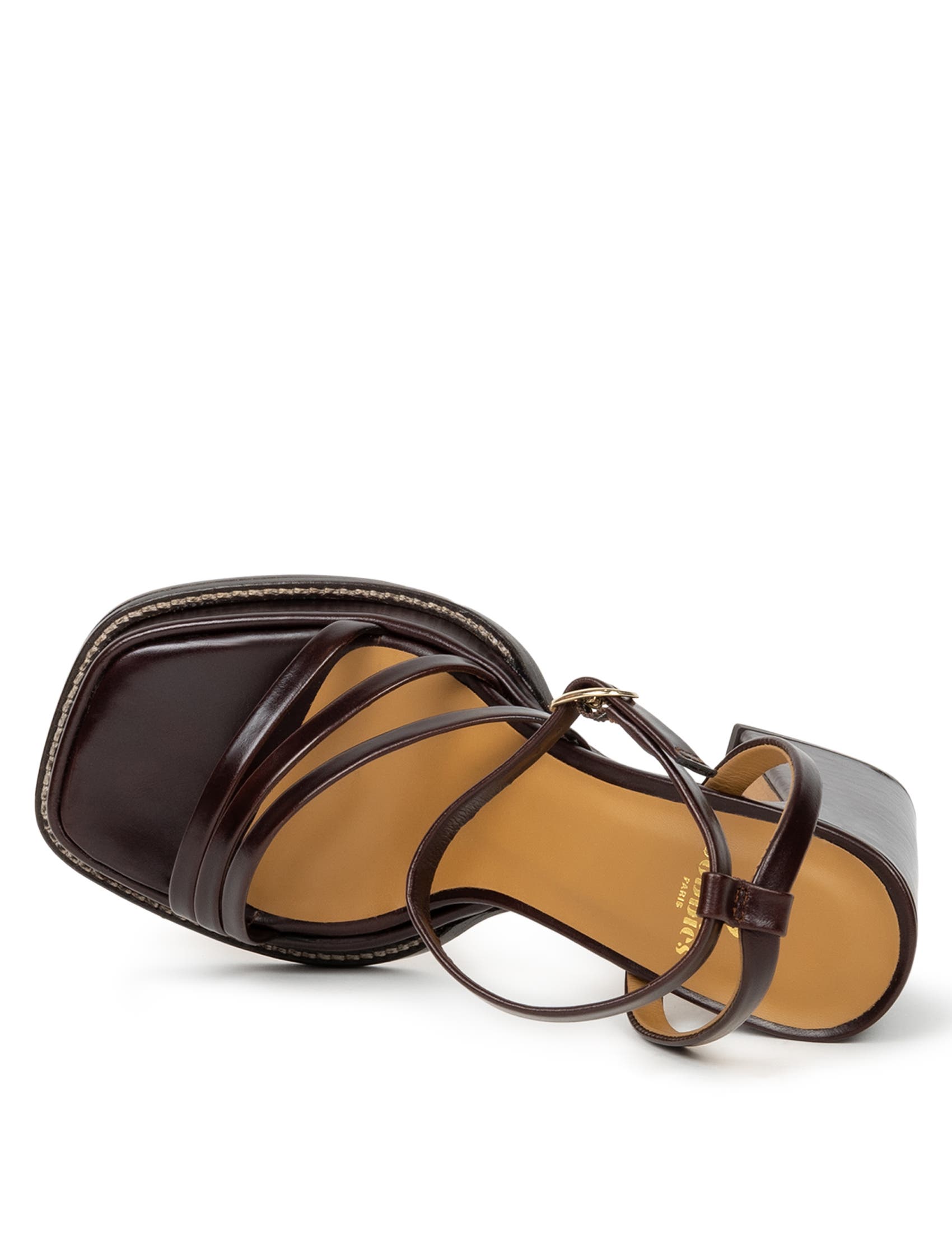 Bella Heeled Sandals, Alternate, color, Irish Coffee
