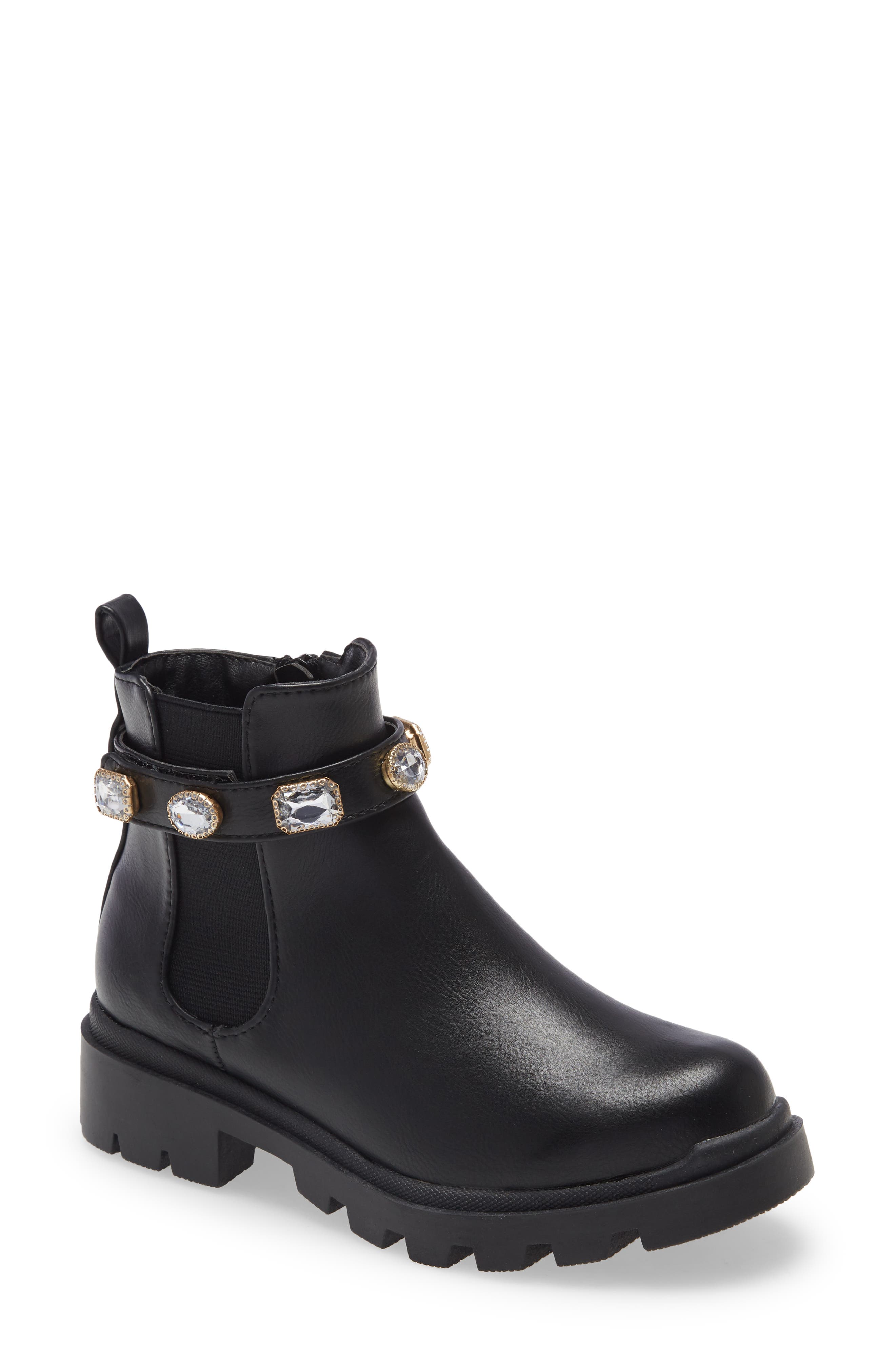 Steve Madden Kids' Jamulet Embellished Boot, Main, color, 