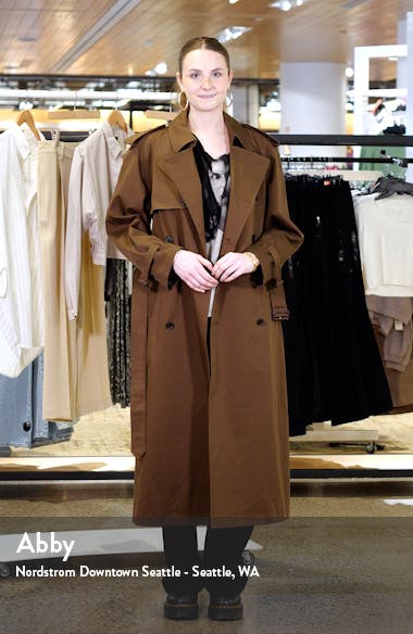 FRAME Wool Trench Coat | Nordstromrack