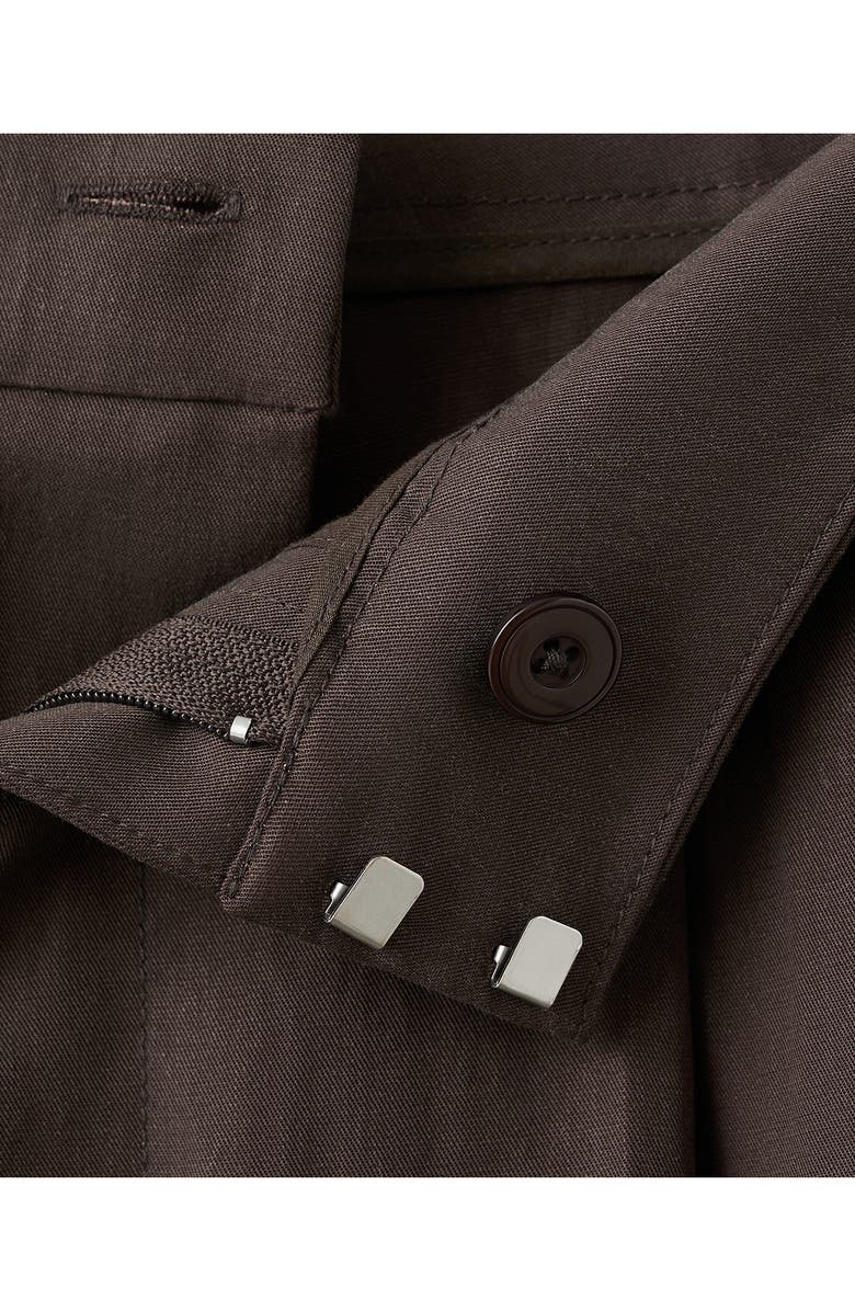 MANGO Pleated Baggy Pants, Alternate, color, Chocolate