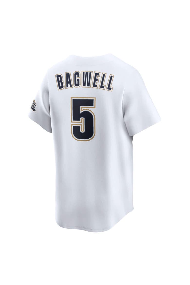 Men's Nike Jeff Bagwell White Houston Astros Throwback Cooperstown Collection Limited Jersey, Alternate, color, White