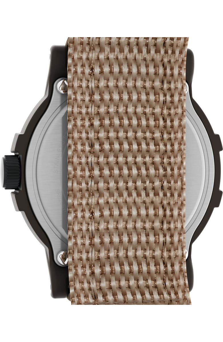 Timex<sup>®</sup> x Peanuts Camper Ski Webbing Strap Watch, 38mm, Alternate, color, Red