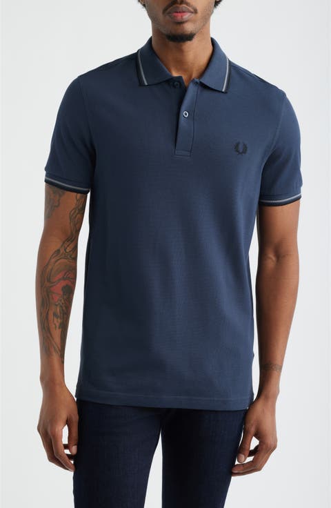 Extra Trim Fit Twin Tipped Piqué Polo